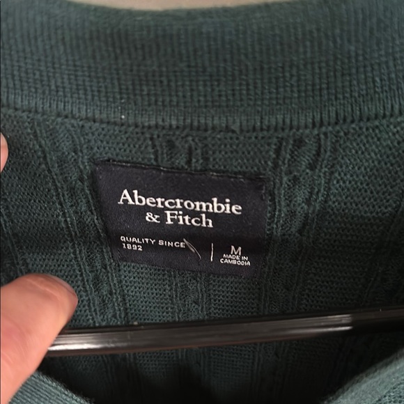 Abercrombie & Fitch Green Polo Shirt - Picture 2 of 3